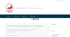 Desktop Screenshot of deltarugbyclub.com